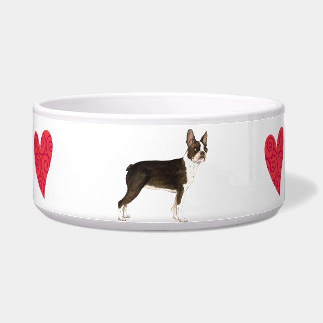 Ich Liebe meine Boston Terrier Napf (Rechts)
