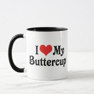 Ich liebe meine Butterblume Tasse