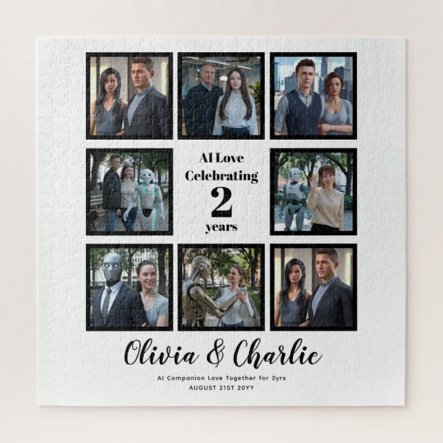 ❤️ ich Liebe meine Chatbots erstellen eigenes Foto Puzzle (Vertikal)