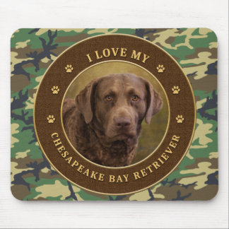 Ich Liebe meine Chesapeake Bay Retriever Cammo Mau Mousepad