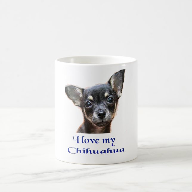 Ich Liebe meine Chihuahua-Magie-Tasse Verwandlungstasse (Mittel)