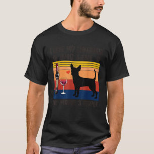 Ich Liebe meine chihuahua und Wein und kann 3 Pers T-Shirt