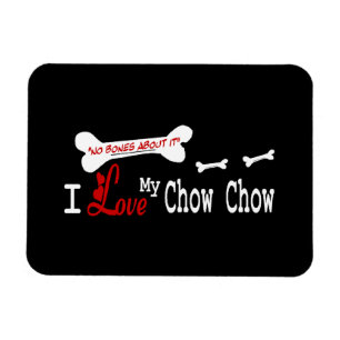 Ich Liebe meine Chow Chow Magnet