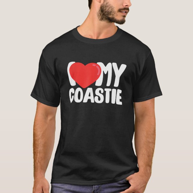 Ich Liebe meine Coastie T-Shirt (Vorderseite)