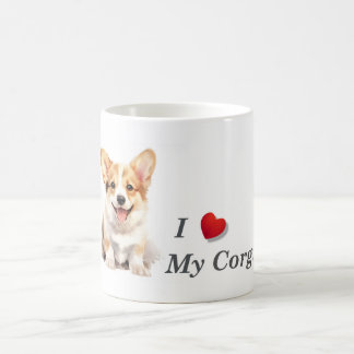 Ich Liebe meine Corgi-Kaffee-Tasse Kaffeetasse