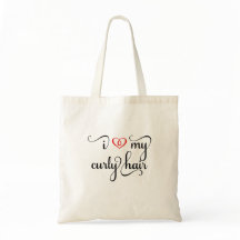 Ich Liebe meine Curry Hair Tote Tasche