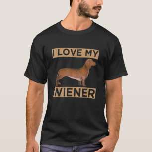 Ich Liebe meine Dackel Dackel Weiner Dog für Besit T-Shirt