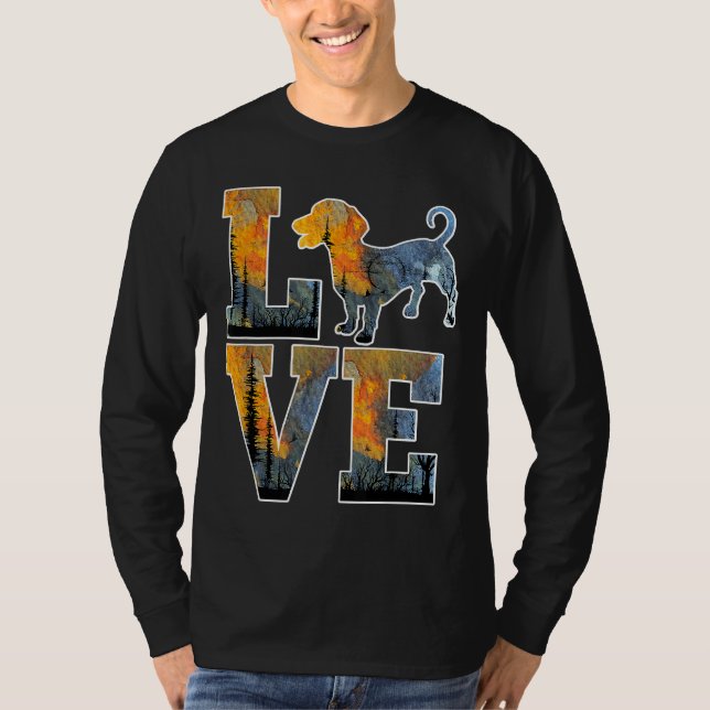 Ich Liebe meine Dackel Funny Dog Lover T-Shirt (Vorderseite)