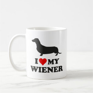Ich Liebe meine Dackel Kaffee Tasse