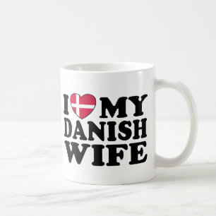 Ich Liebe Meine dänische Ehefrau Tasse
