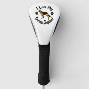 Ich Liebe meine deutsche Schäferin Golf Headcover