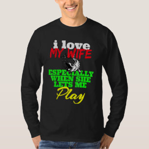 Ich Liebe meine Ehefrau, besonders wenn sie mir Fi T-Shirt