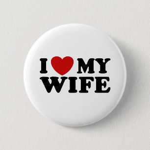 Ich Liebe meine Ehefrau Button