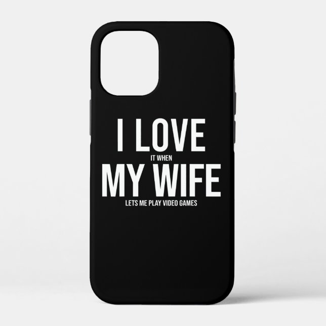 Ich Liebe meine Ehefrau Funny Art Geschenk Case-Mate iPhone Hülle (Rückseite)