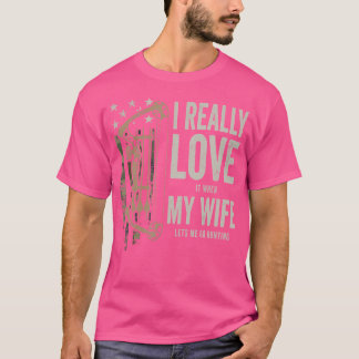 Ich Liebe meine Ehefrau Funny Deer Jagd Bowhuntin T-Shirt
