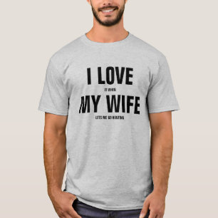 Ich Liebe meine Ehefrau Funny Gift für Husbands T-Shirt