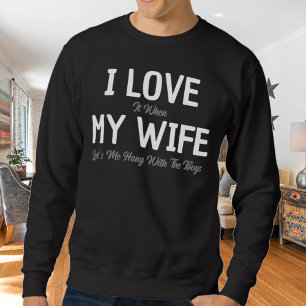 Ich Liebe meine Ehefrau Funny Husband Sweatshirt