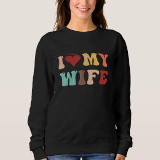 Ich Liebe meine Ehefrau Graphic Men Sweatshirt