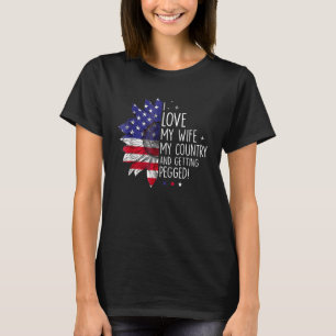 Ich Liebe meine Ehefrau in meinem Land und ich wer T-Shirt