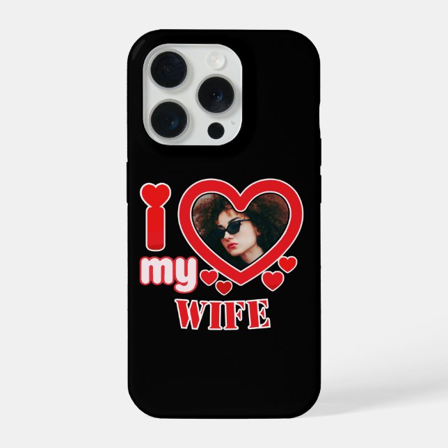 Ich Liebe meine Ehefrau Personalisiert iPhone Hülle (Rückseite)