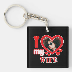Ich Liebe meine Ehefrau Personalisiert Schlüsselanhänger