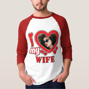 Ich Liebe meine Ehefrau Personalisiert T-Shirt