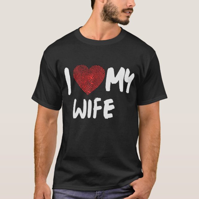 Ich Liebe meine Ehefrau T-Shirt (Vorderseite)