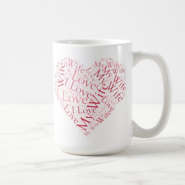 Ich Liebe meine Ehefrau Tasse (Rechts)
