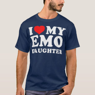 Ich Liebe meine Emo-Tochter T-Shirt