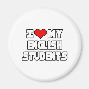 Ich Liebe meine Englischschschüler Magnet