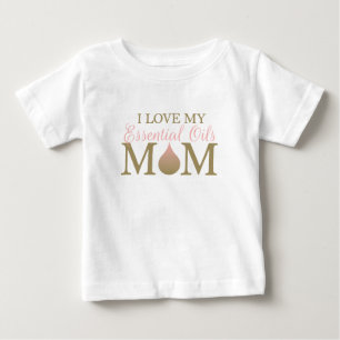 Ich Liebe meine EO-Mama Baby T-shirt
