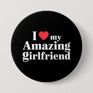 Ich liebe meine erstaunliche Freundin Ich liebe me Button