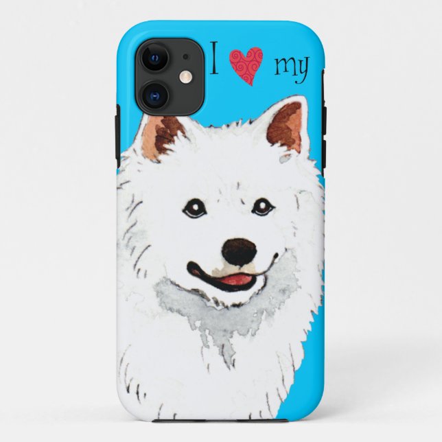 Ich Liebe meine Eskie Case-Mate iPhone Hülle (Rückseite)