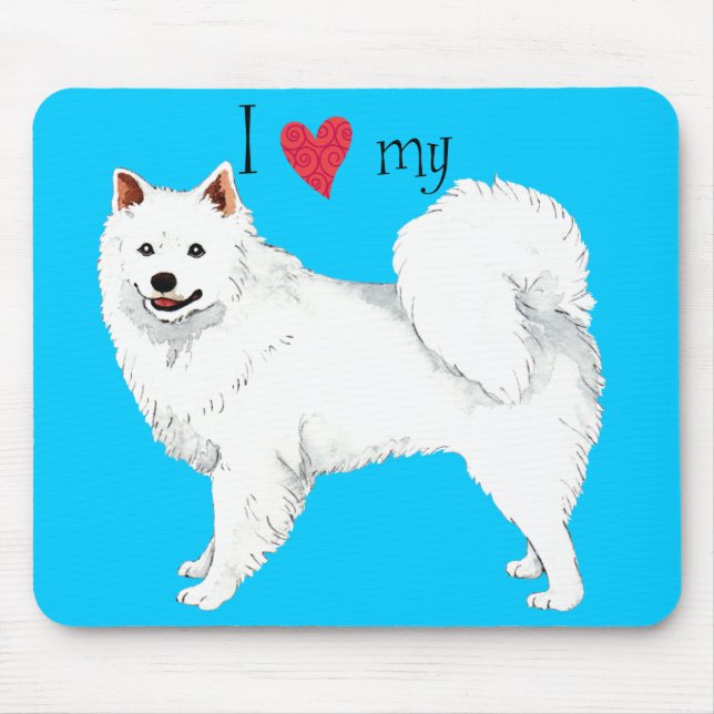 Ich Liebe meine Eskie Mousepad (Vorne)