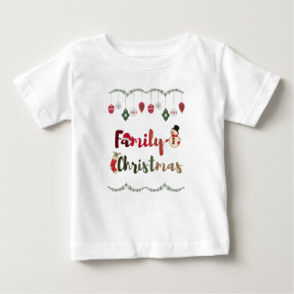 Ich Liebe meine Familie, Weihnachten und Weihnacht Baby T-shirt