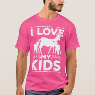 Ich liebe meine Farmtier lustige Bauernhof Ziege T-Shirt