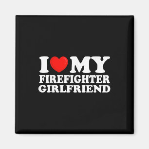 Ich Liebe meine Feuerwehrkollegin Ich höre meine h Magnet
