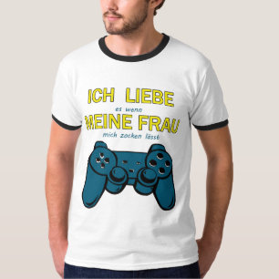 Ich liebe meine Frau - Gaming Design T-Shirt
