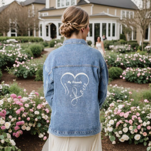 Ich liebe meine Freunde - Kuscheleinheiten Jeansjacke