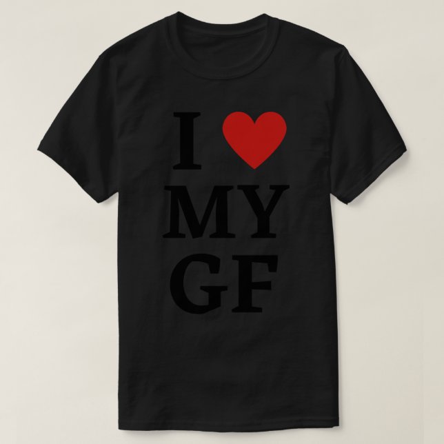 Ich Liebe meine Freundin 2 T-Shirt (Design vorne)