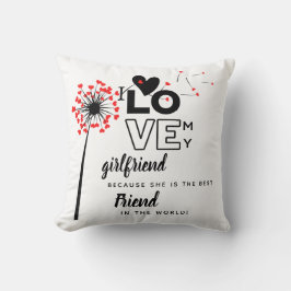 Ich Liebe meine Freundin als bester Freund Geschen Kissen