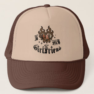 Ich liebe meine Freundin - Cheetah - DingusDesign Truckerkappe
