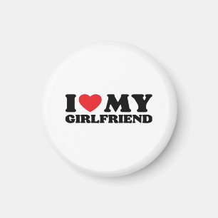 Ich liebe meine Freundin Classic Magnet