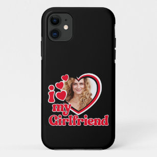 Ich Liebe meine Freundin Custom Black Case-Mate iPhone Hülle