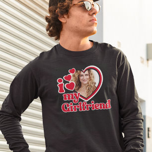 Ich Liebe meine Freundin Custom Black T-Shirt