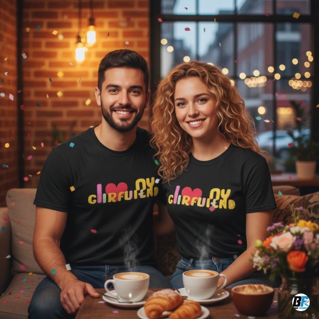 Ich Liebe meine Freundin Custom | Minimalistische  T-Shirt (Von Creator hochgeladen)