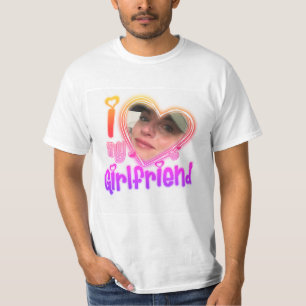 Ich Liebe Meine Freundin Custom Personalisiert Shi T-Shirt