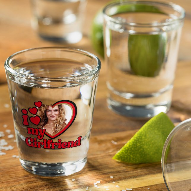 Ich Liebe meine Freundin Custom Schnapsglas (Von Creator hochgeladen)