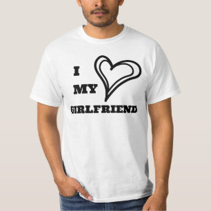 Ich Liebe meine Freundin Custom T-Shirt