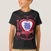 Ich Liebe meine Freundin Foto Red Hearts Black
